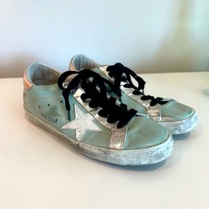Golden Goose Superstar Leather Sneakers Size 38